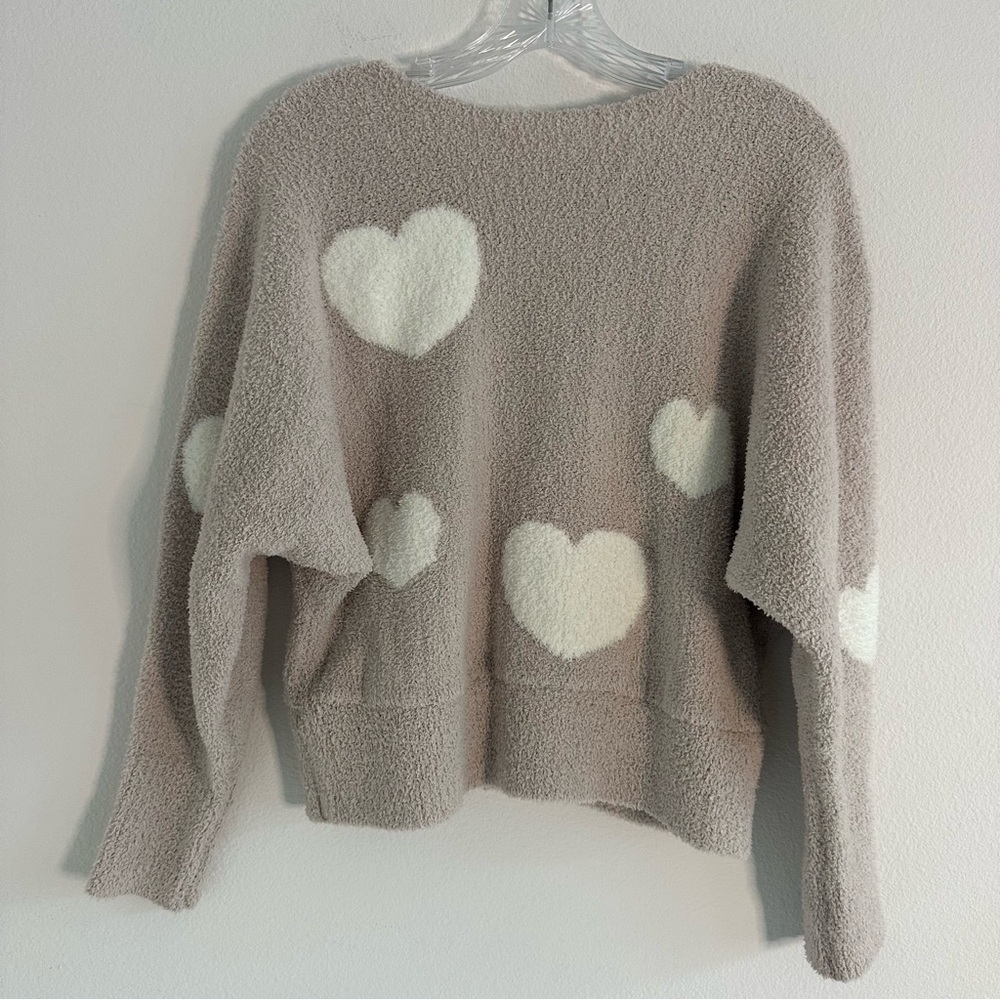 Jessica Simpson Cozy‎ Heart Pattern Sweater Size: XS